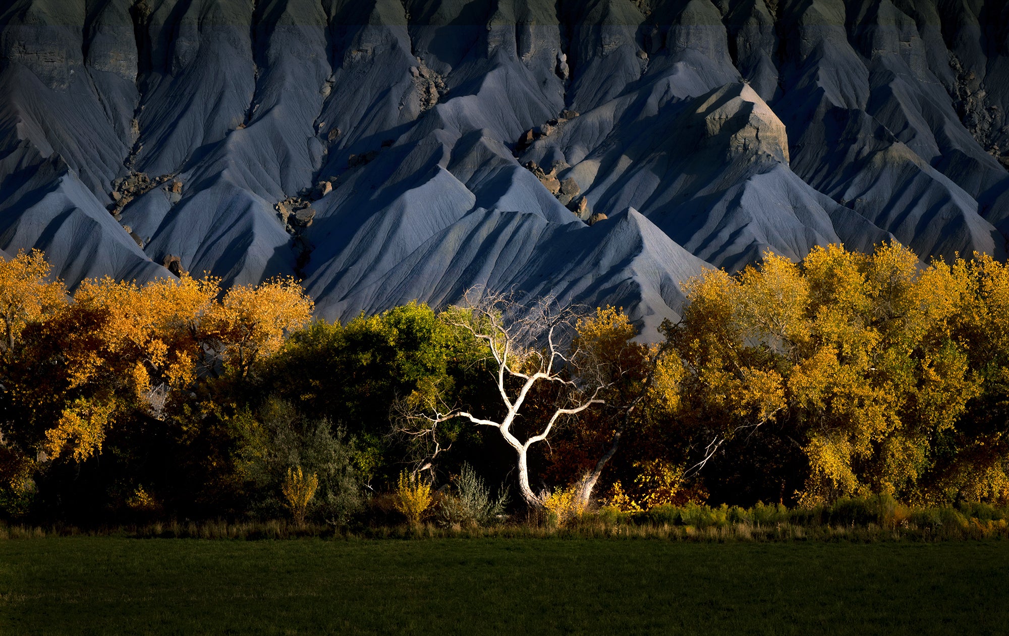 Autumn in Utah Badlands