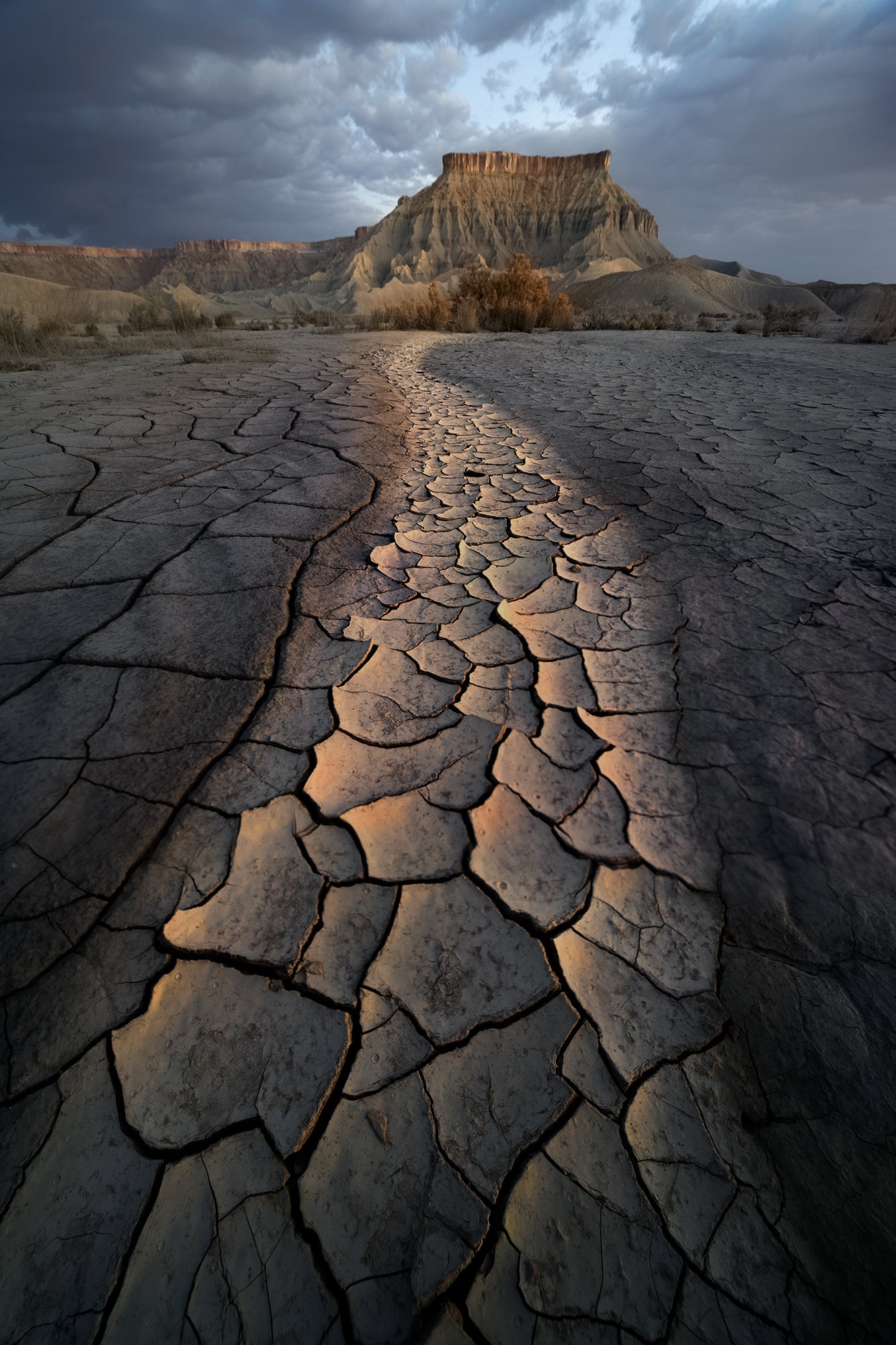 Autumn in Utah Badlands